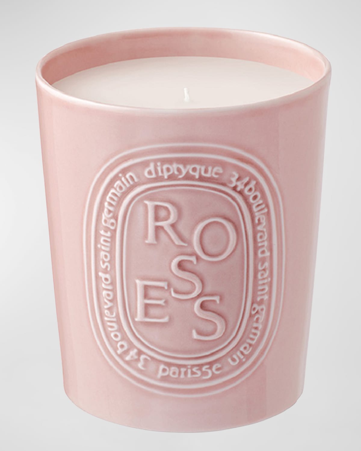 Shop Diptyque Roses Scented Pink Candle, 21.2 Oz.