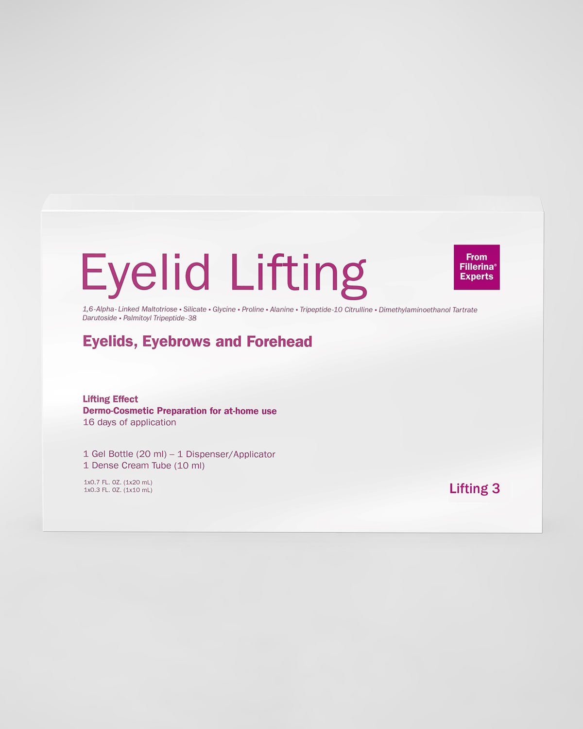 Fillerina Labo Eyelid Lifting Treatment, Grade 3