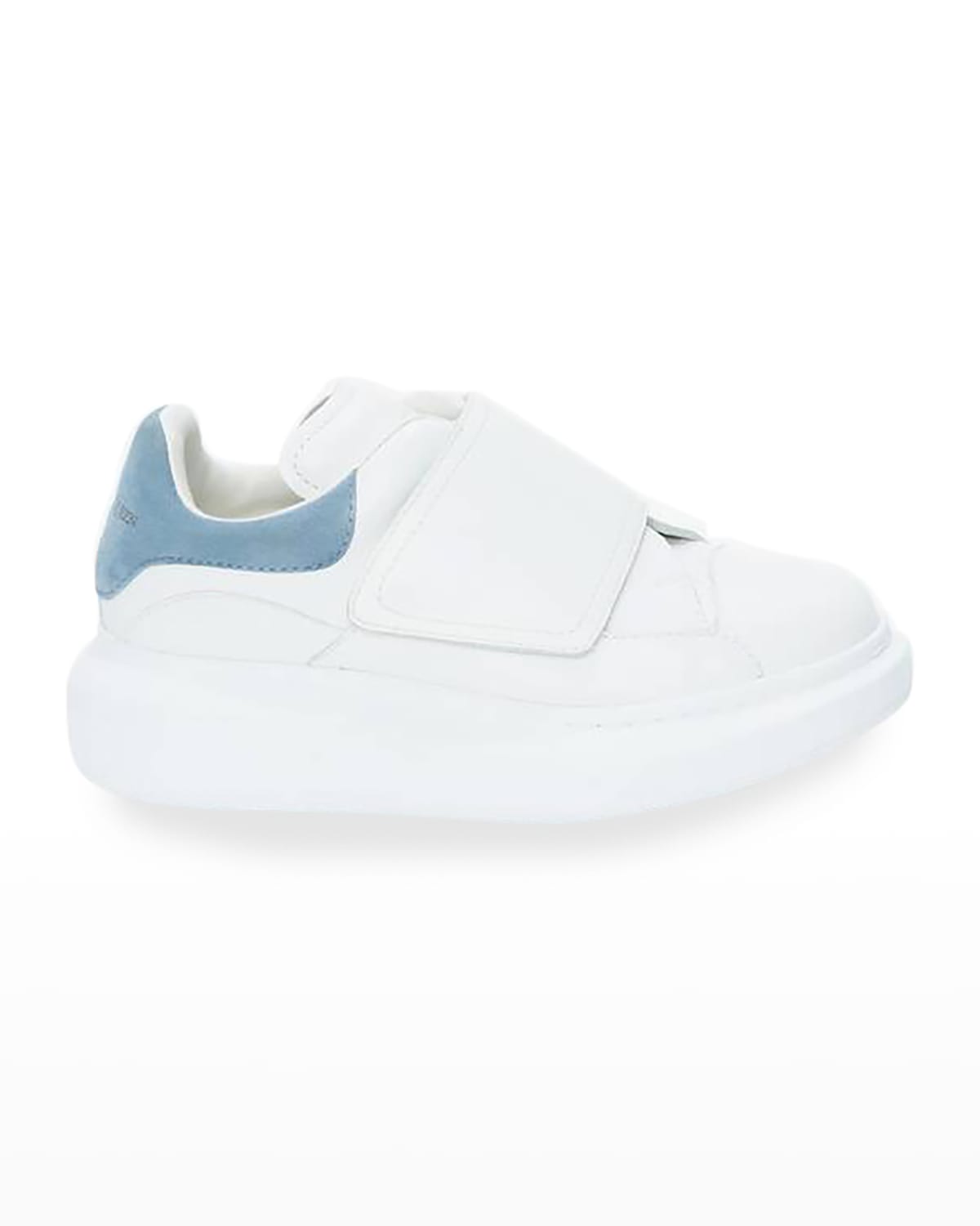 Mix-Leather Grip-Strap Oversized Sneakers, Toddler/Kids