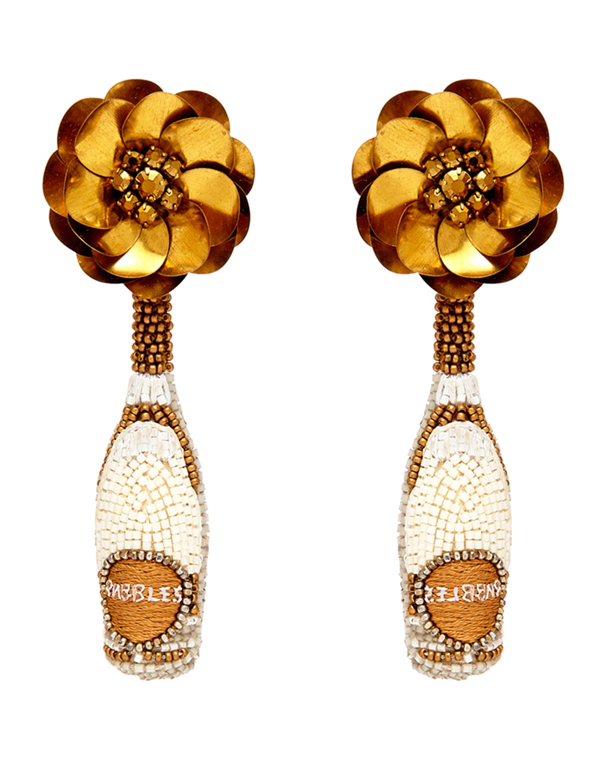 Mignonne Gavigan Prosecco Drop Earrings In Gold