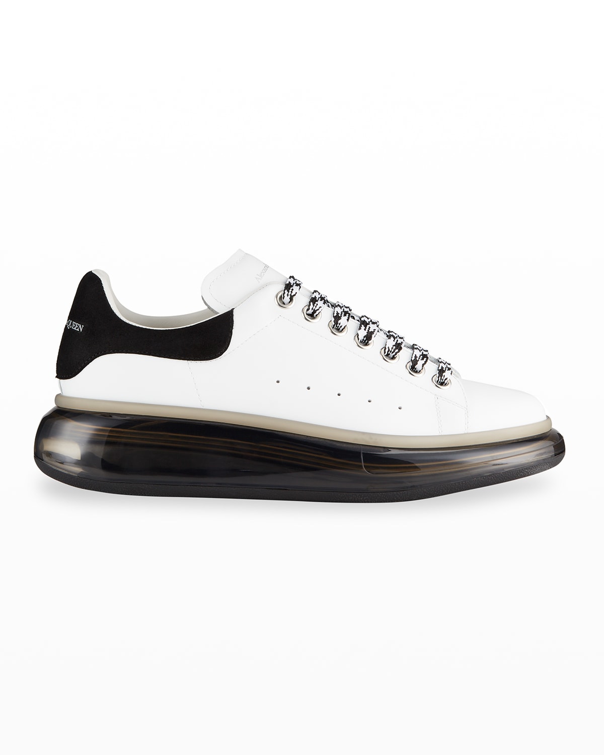 Alexander Mcqueen Oversized Sneakers In 9061 Wht Blk Blk