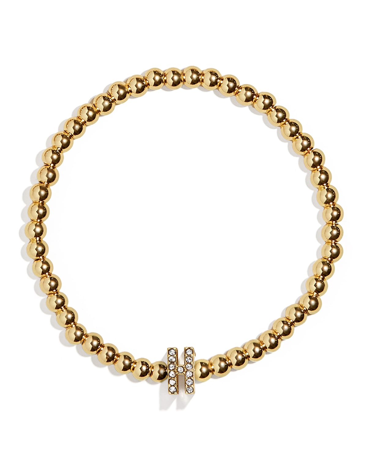 Baublebar Pisa Initial Beaded Bracelet In H
