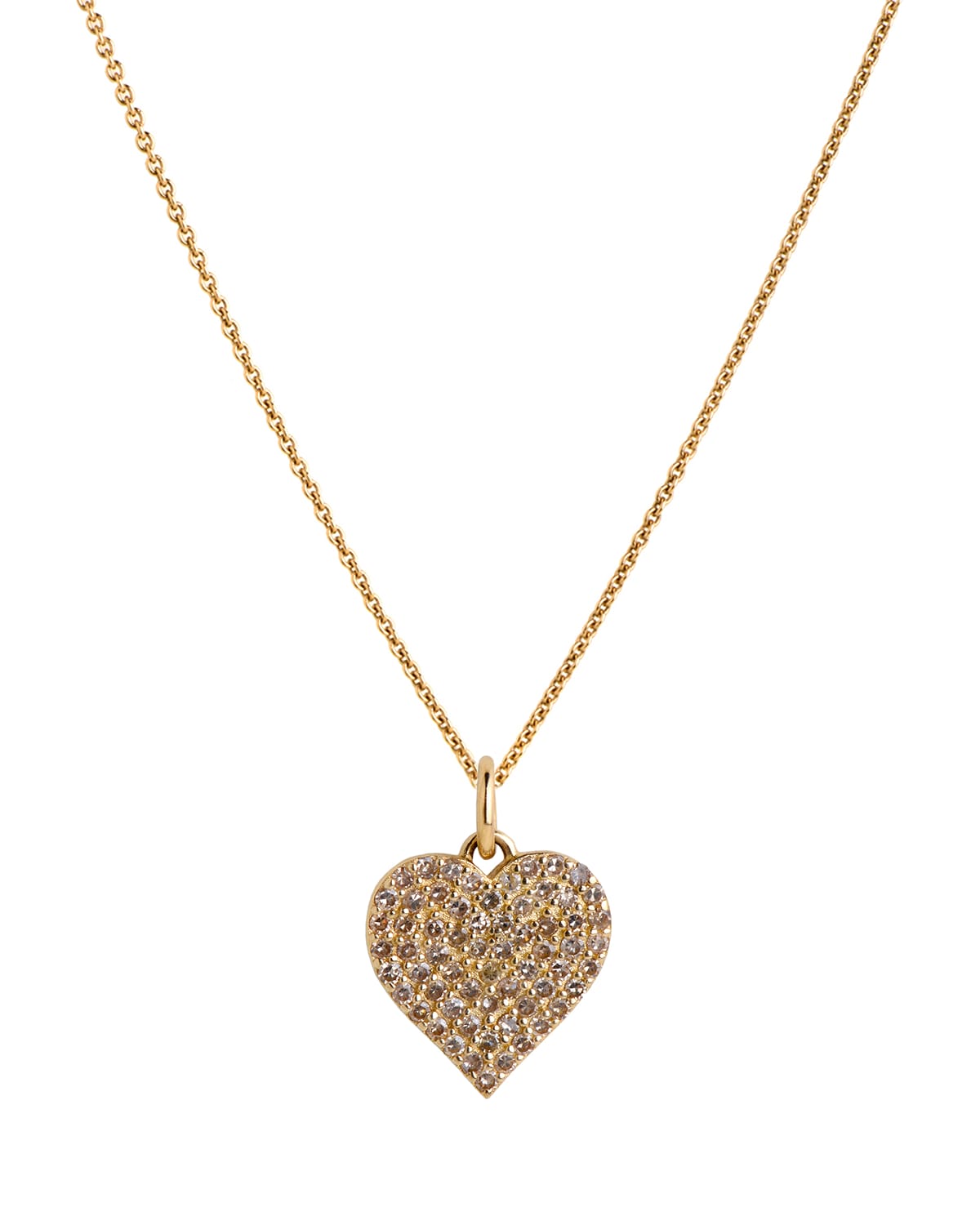 Bridget King Jewelry 14 Diamond Heart Necklace