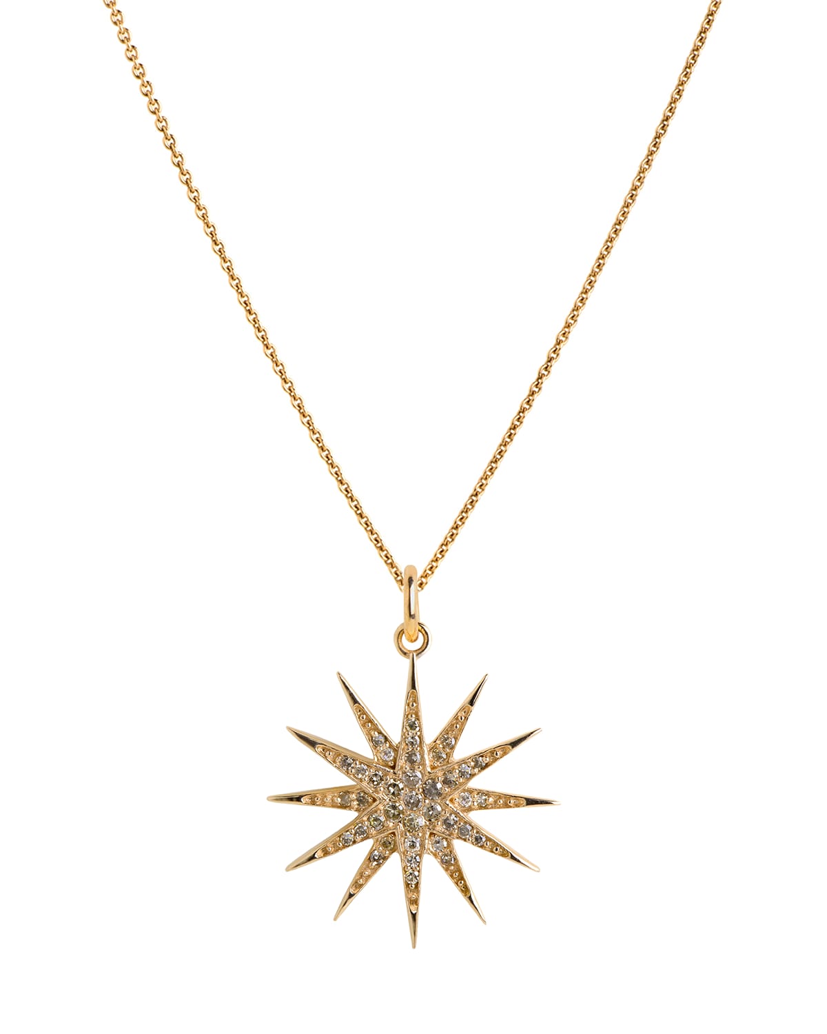 Bridget King Jewelry Starburst Diamond Necklace