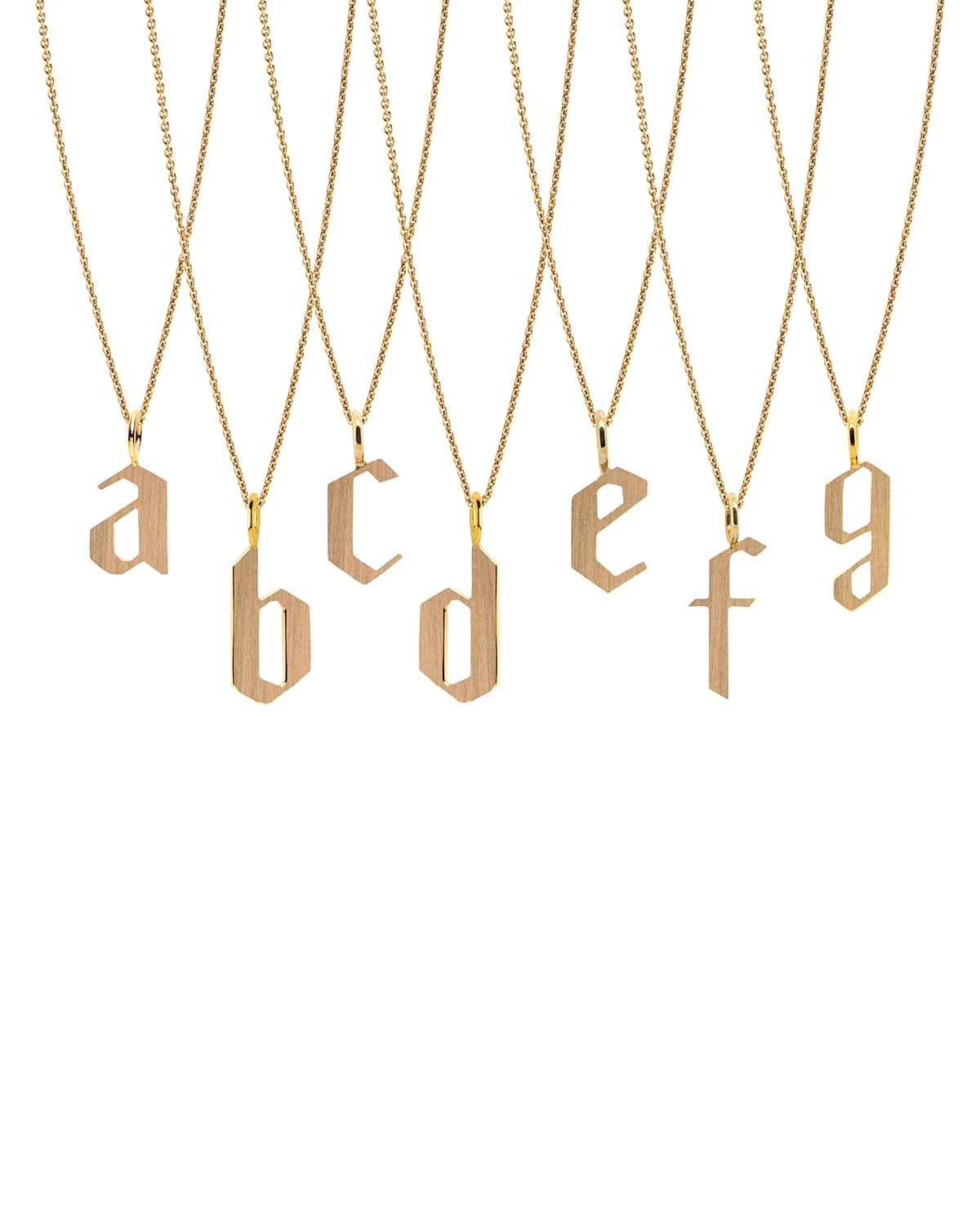 Bridget King Jewelry 14k Alphabet Necklace