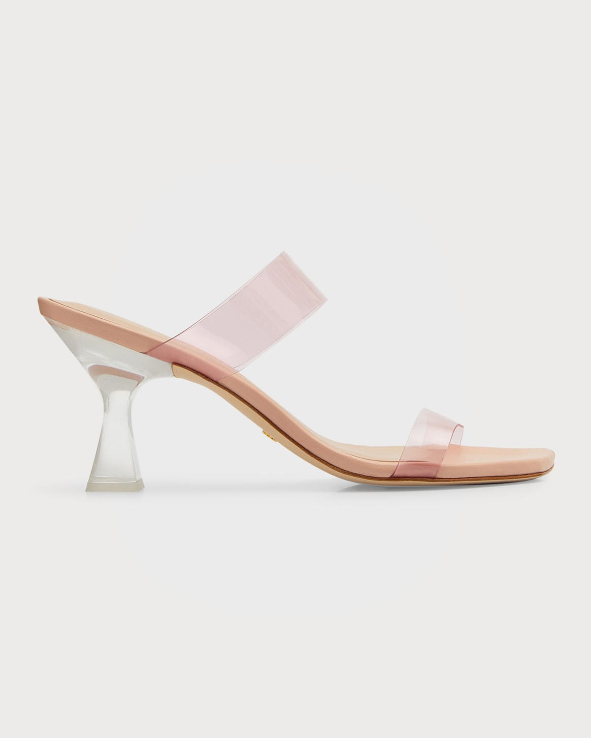 Pink clear sandals hotsell