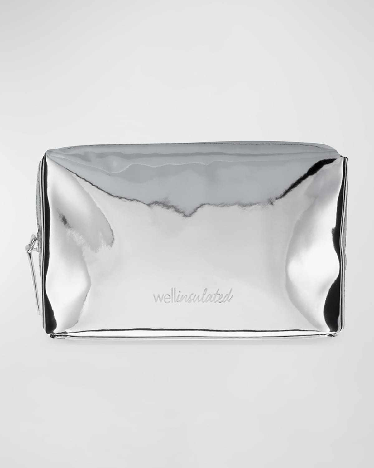 Shop Wellinsulated Performance Beauty Bag In Silver
