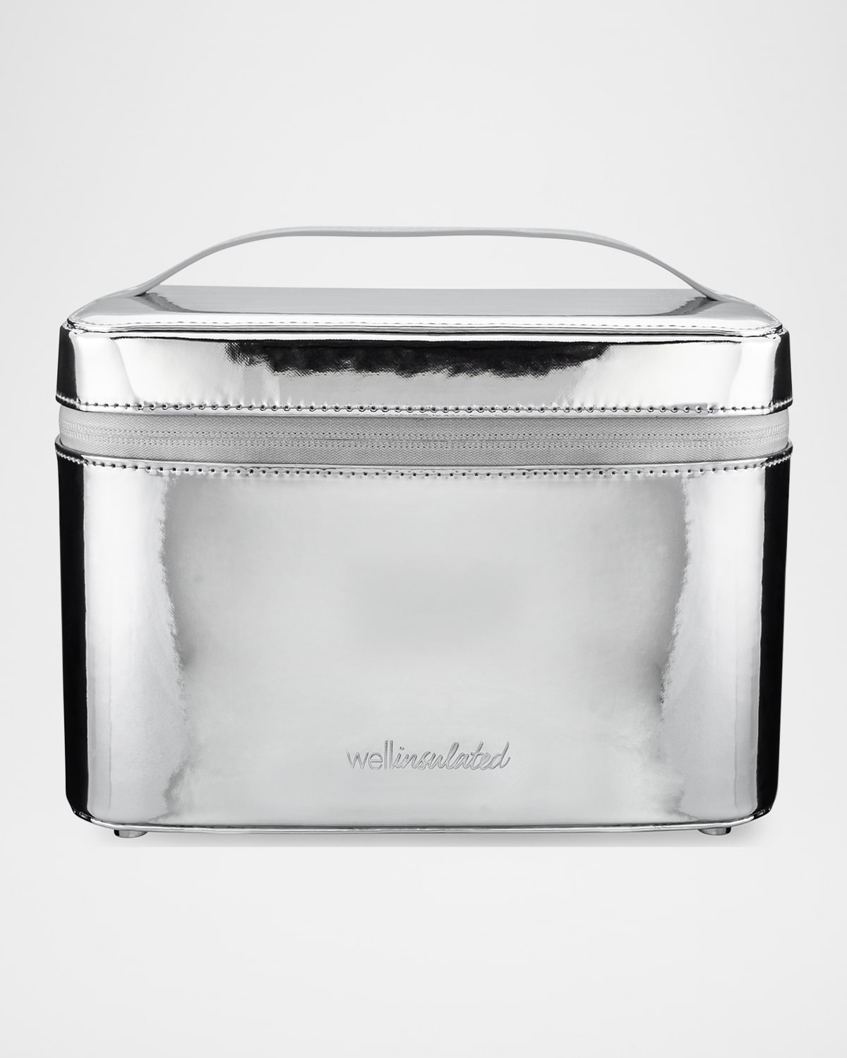 Shop Wellinsulated Performance Beauty Case In Silver