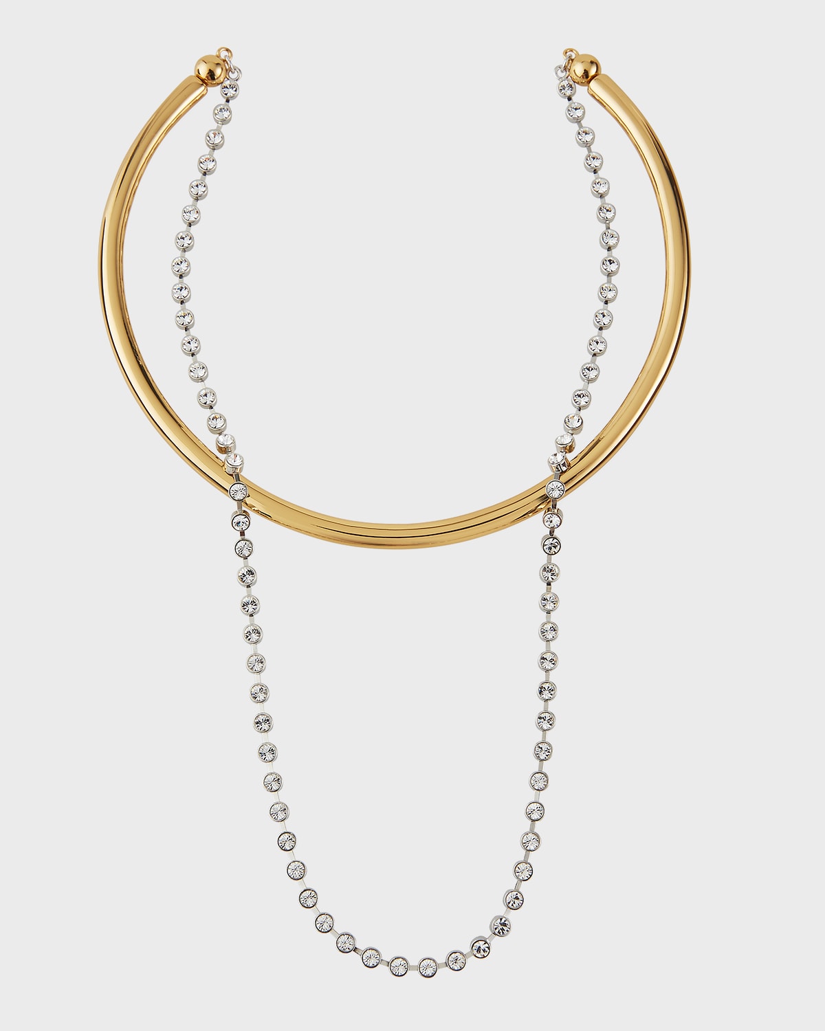 DEMARSON Talitha Convertible Necklace, Clear