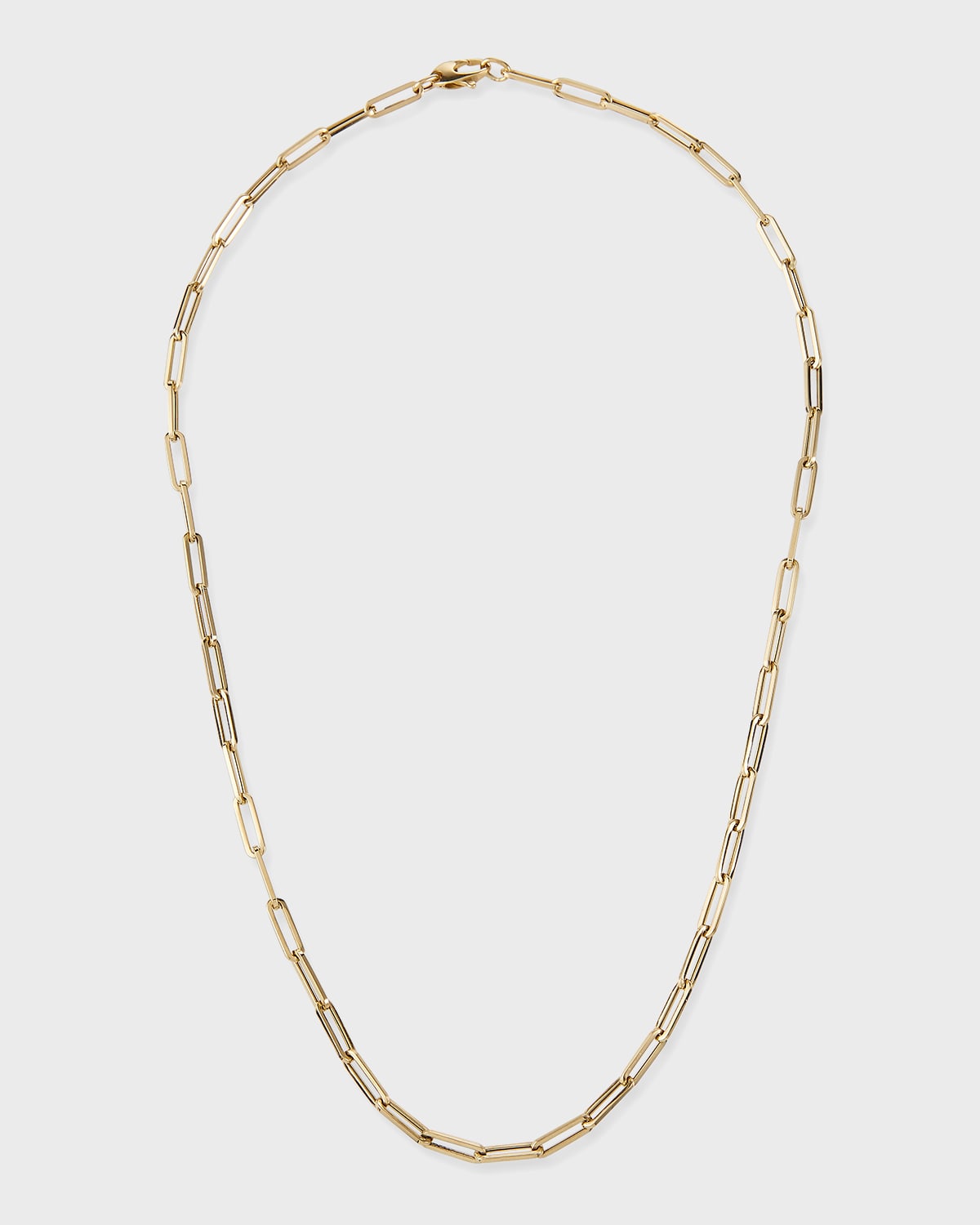 Kastel Jewelry 14k Small Link La Seta Necklace, 20"L