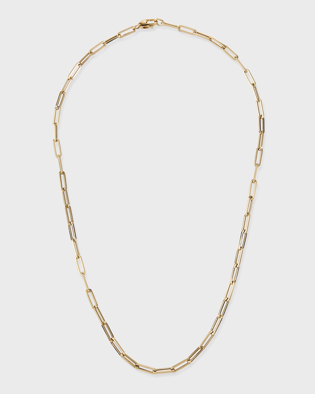 14k Small Link La Seta Necklace, 20"L