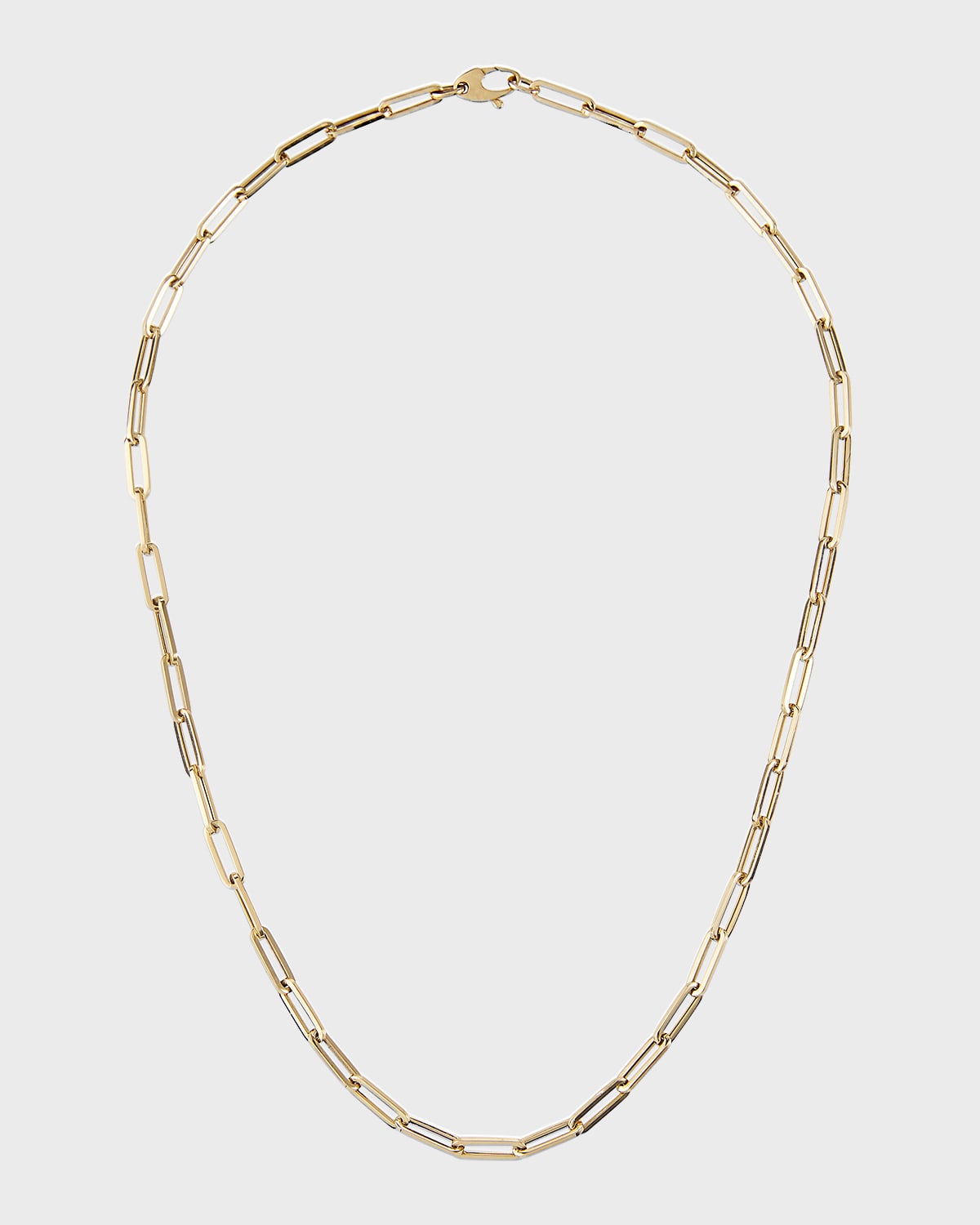 Kastel Jewelry 14k Small Link La Seta Necklace, 18"L