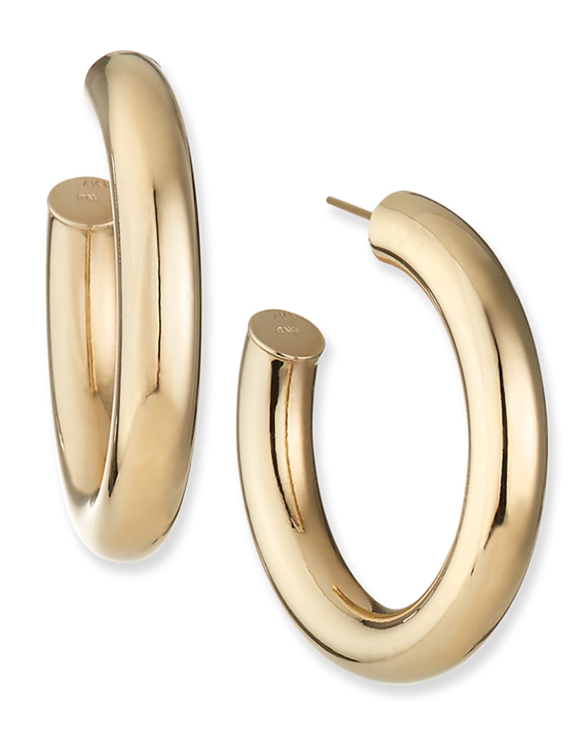 Kastel Jewelry Santorini 14k Gold Hoop Earrings