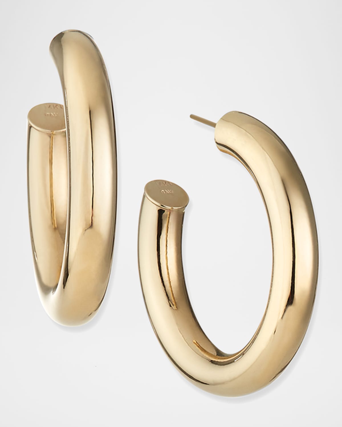Kastel Jewelry Santorini 14k Gold Hoop Earrings