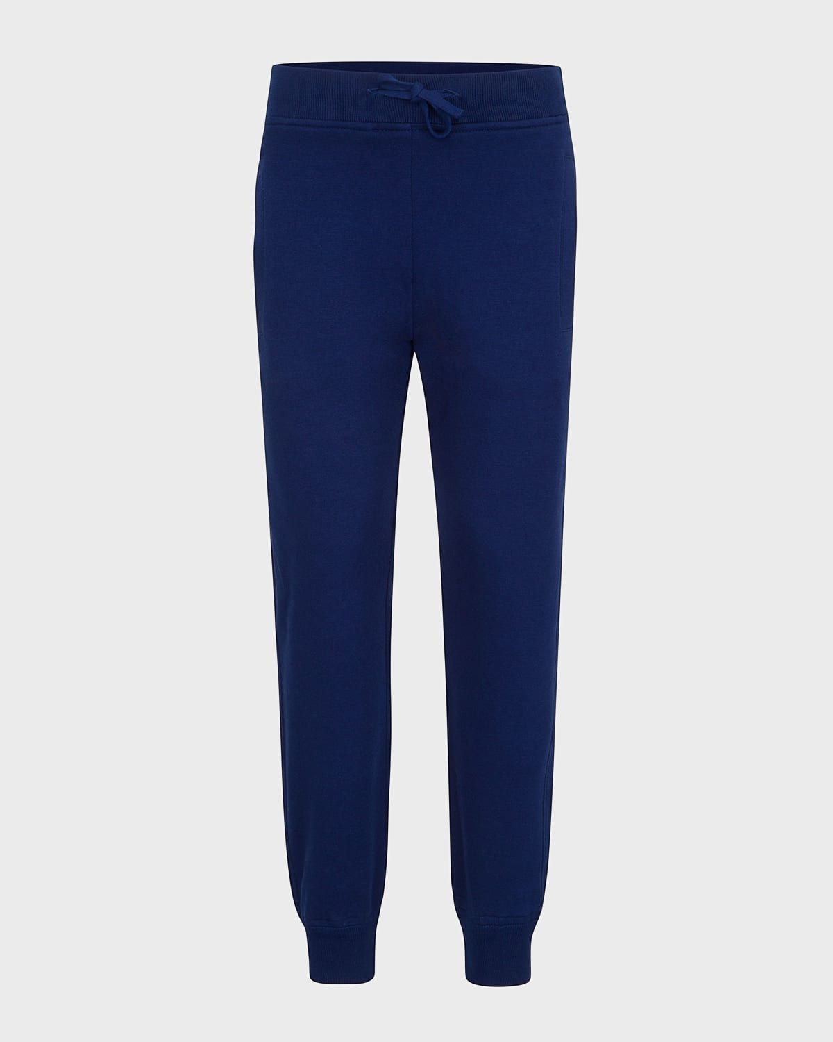 Shop Stefano Ricci Boy's Solid Stretch Cotton Jogger Pants In Blue