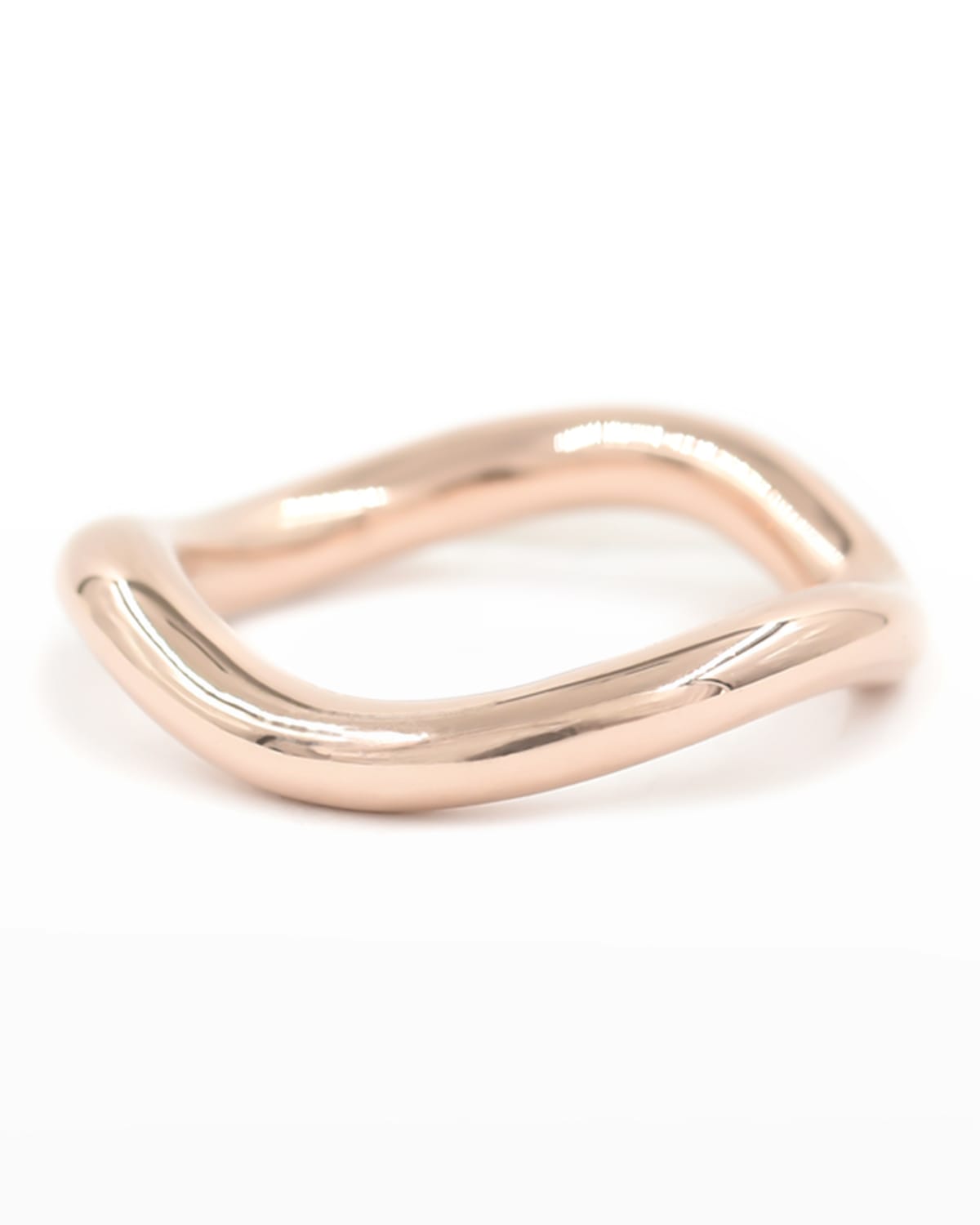 Bondeye Jewelry Popie Wave Ring In Solid 14k Gold In Rose Gold