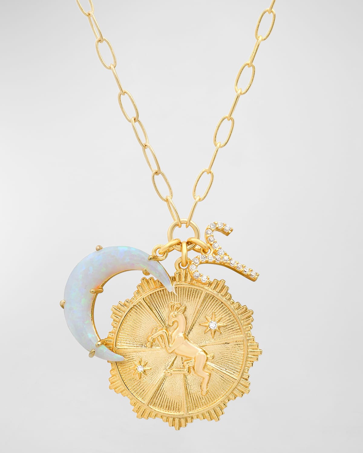 Tai New Zodiac Charm Necklace In Aries