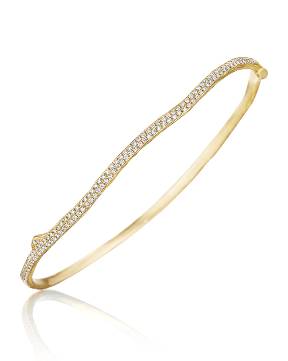 Mimi So Wonderland 18k Medium 2-Row Diamond Bracelet