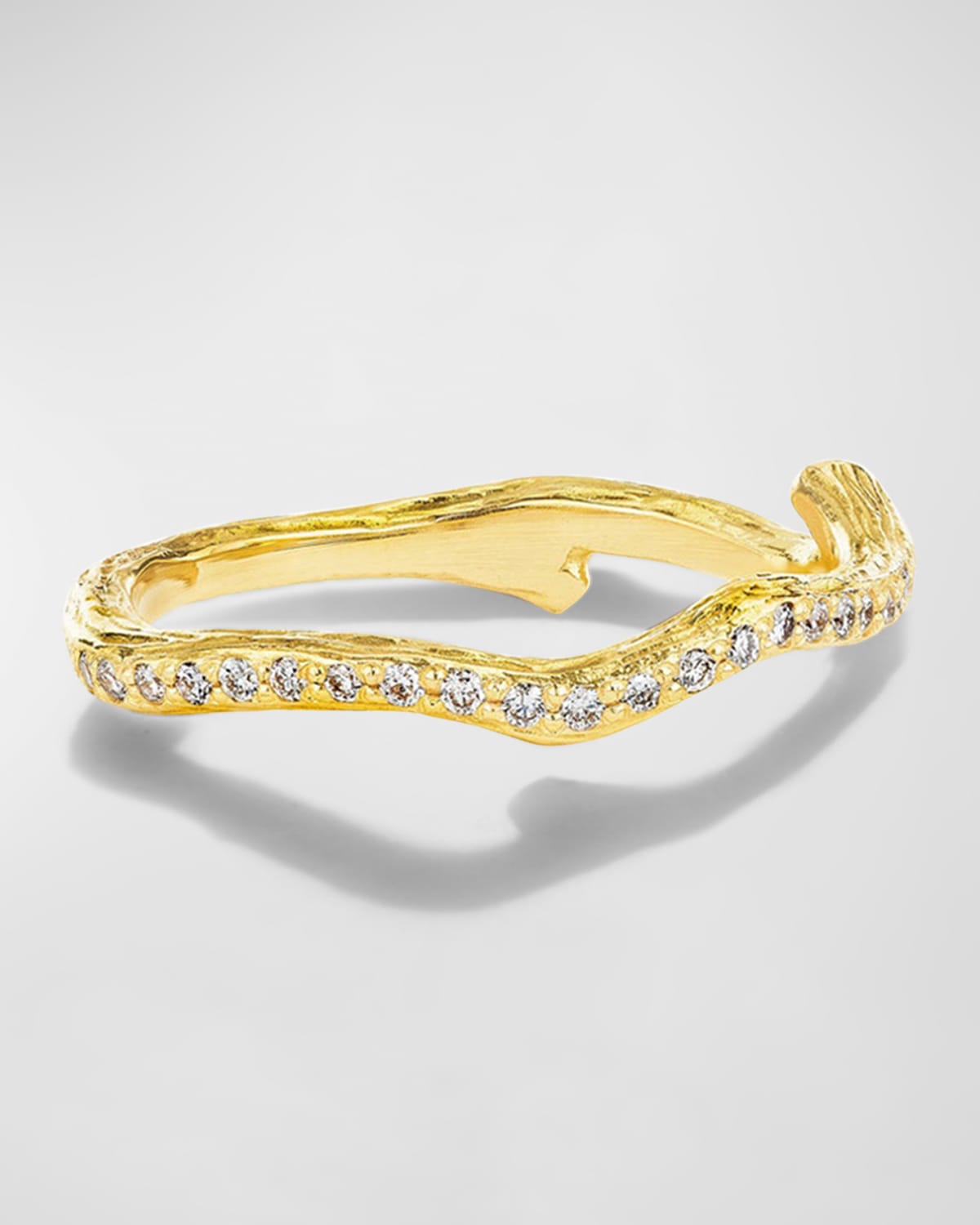 18k Diamond Twig Wonderland Ring, Size 7