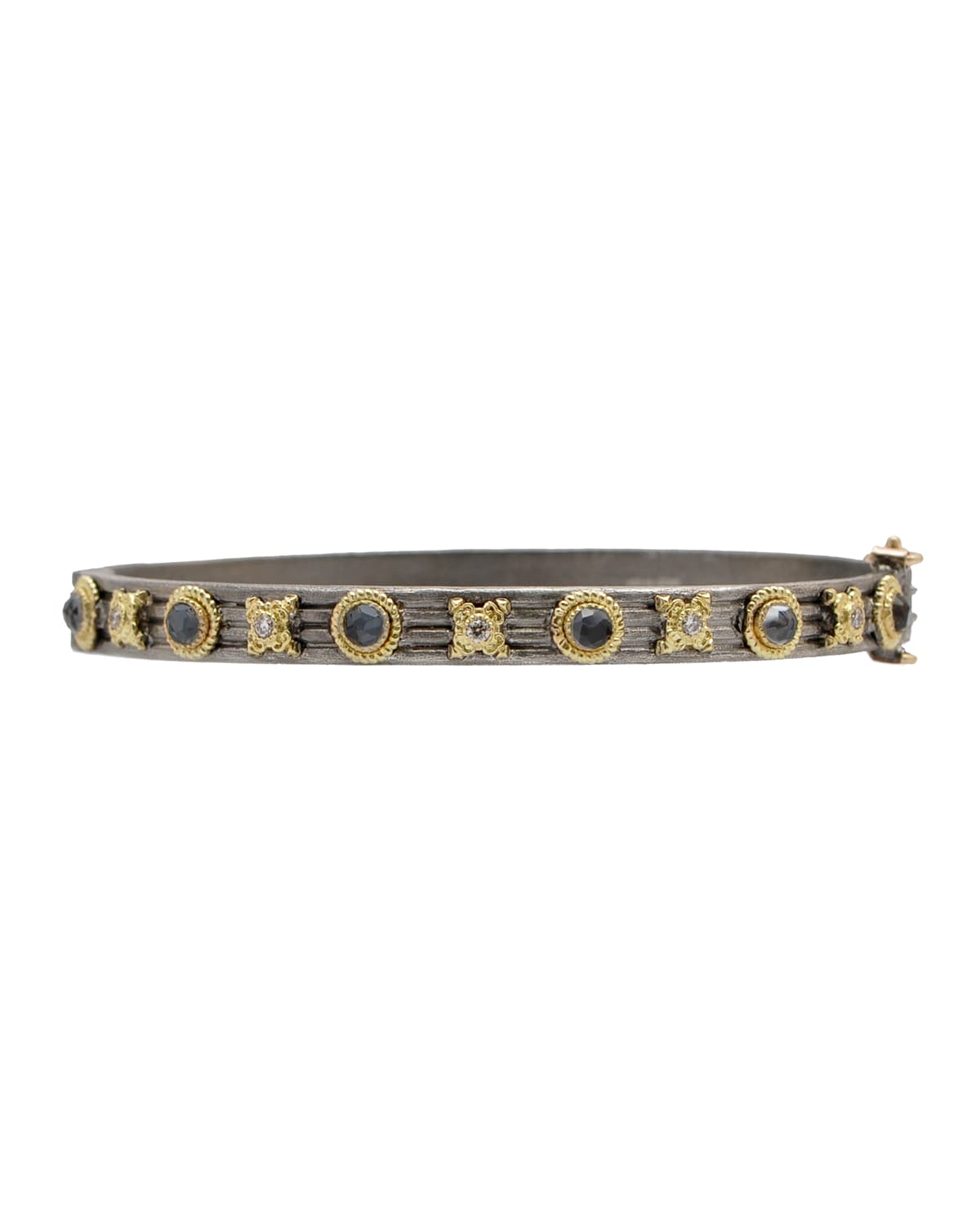 Old World Diamond "X" Hinge Bracelet