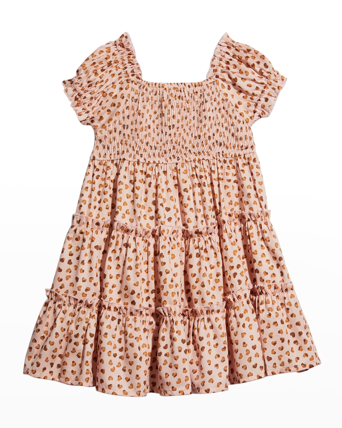 MAYORAL GIRL'S POLKA-DOT TIERED TULLE DRESS