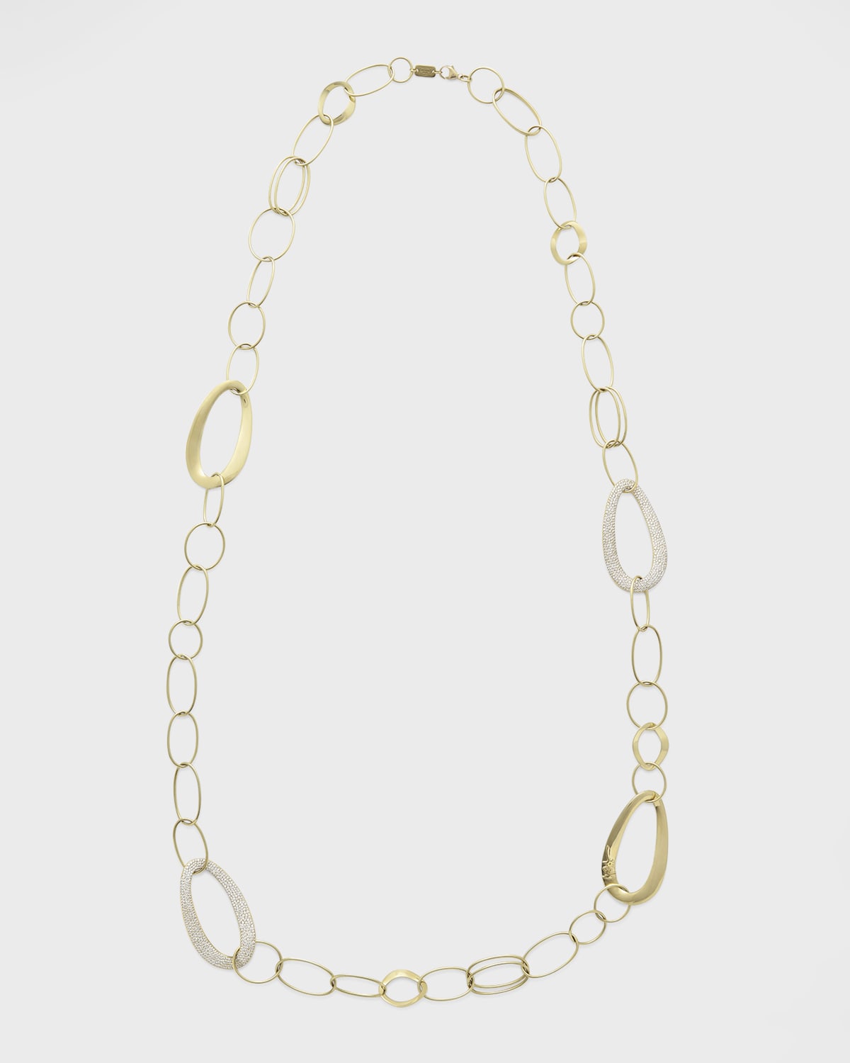 Ippolita 18K Glamazon Cherish Chain Necklace with Diamond Accents, 40"