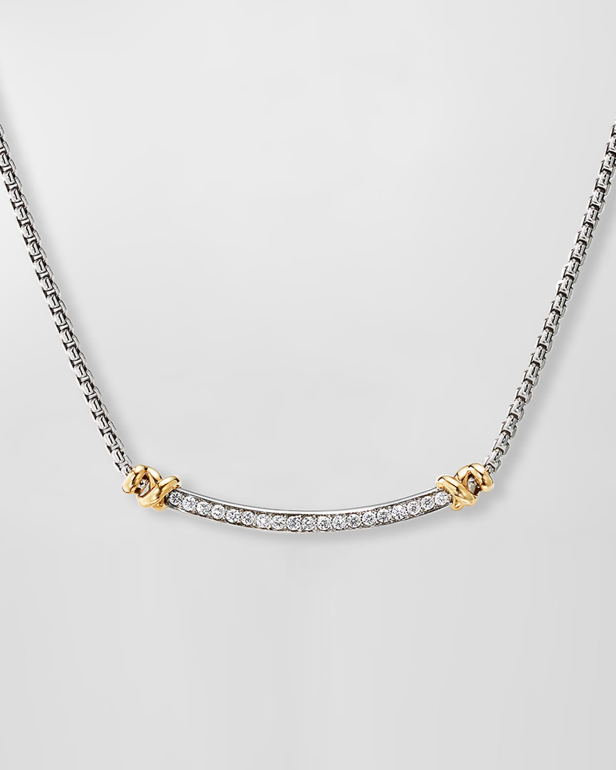 David Yurman Helena Tassel Necklace in 18K Yellow Gold with Diamonds