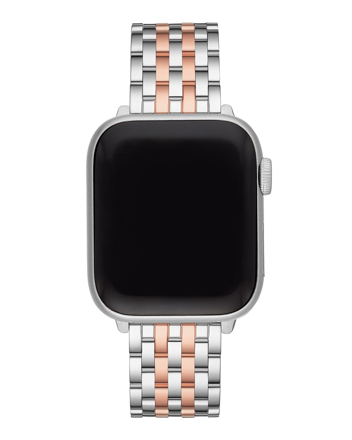 Michele 38mm 7-link Stainless Steel Bracelet For Apple Watch, Rose Gold