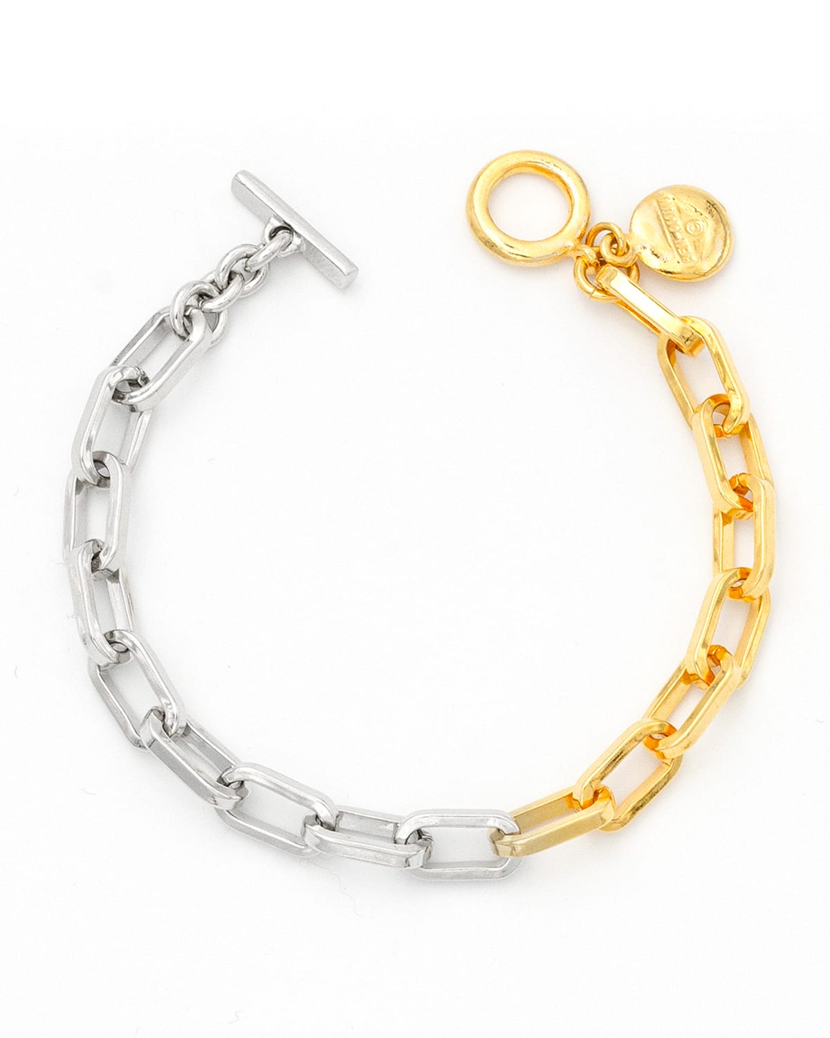 Two-Tone Link Bracelet