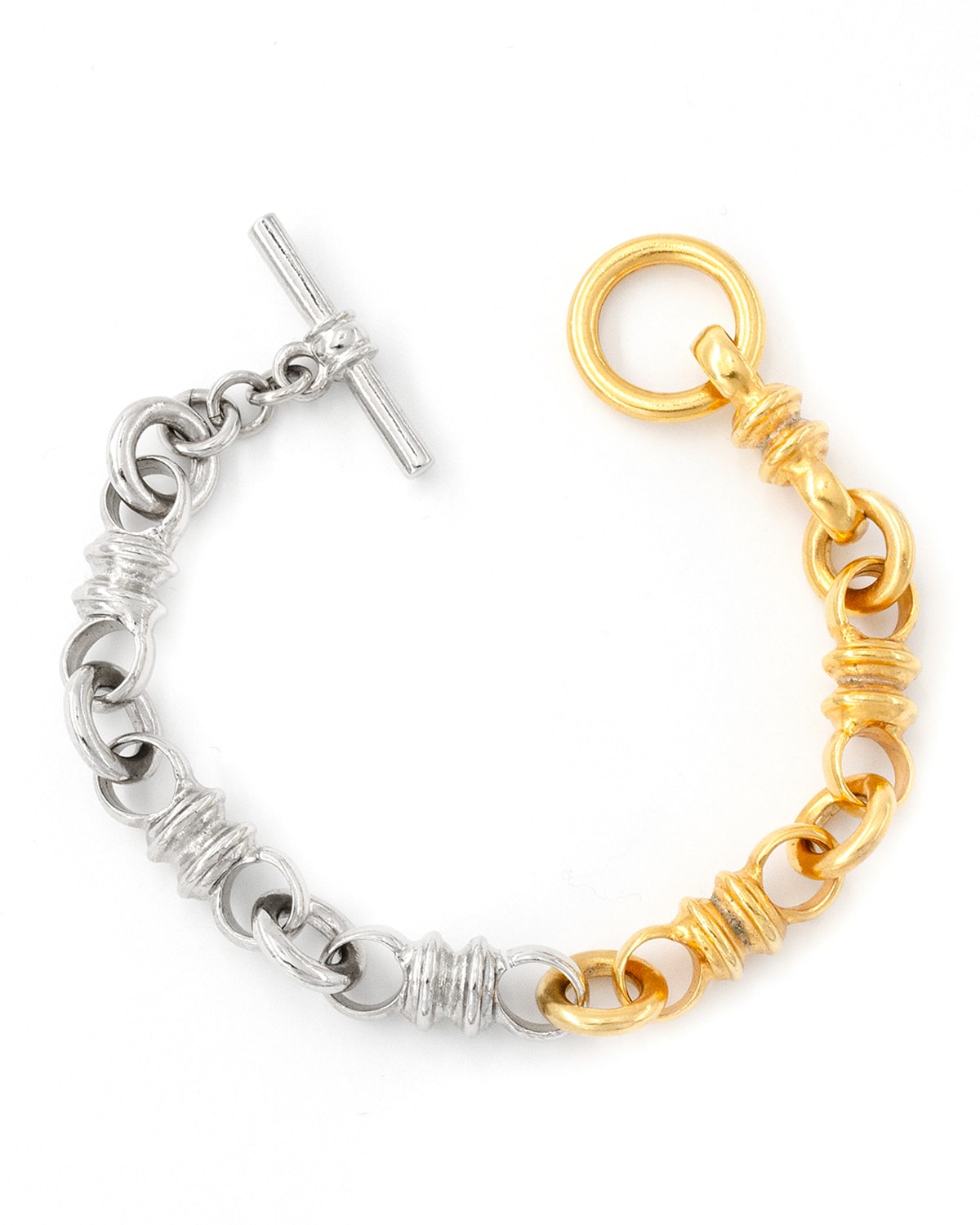 Two-Tone Link Bracelet