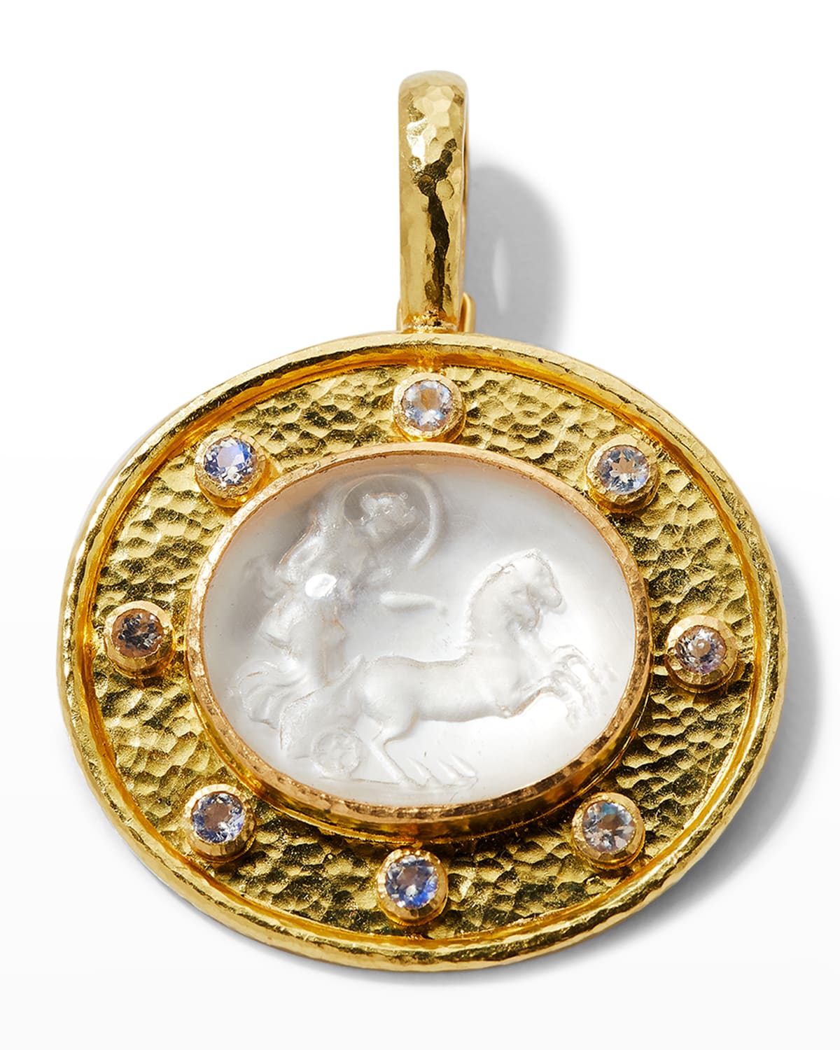 Crystal Goddess Chariot Pendant