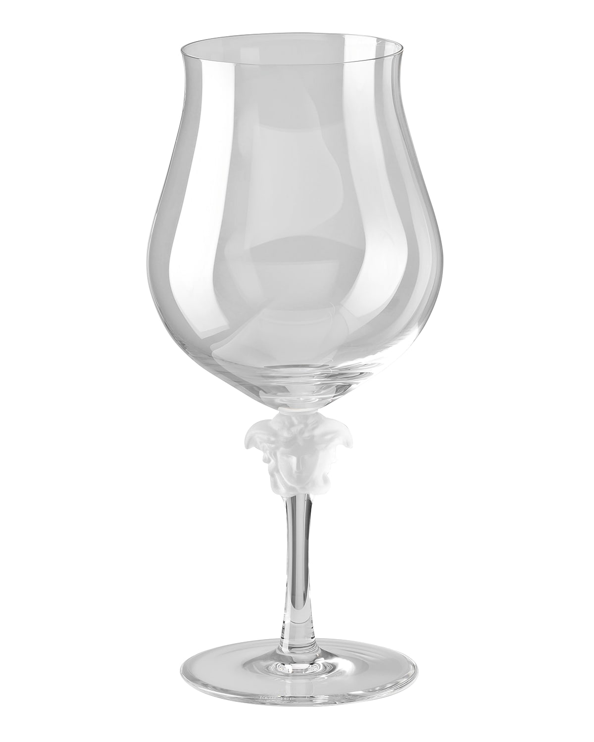 Shop Versace Medusa Lumiere Brandy Glass In Clear