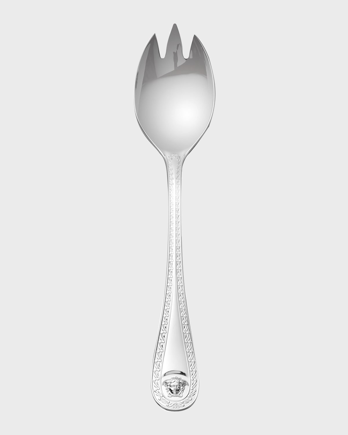 Shop Versace Medusa Silver-plated Serving Fork