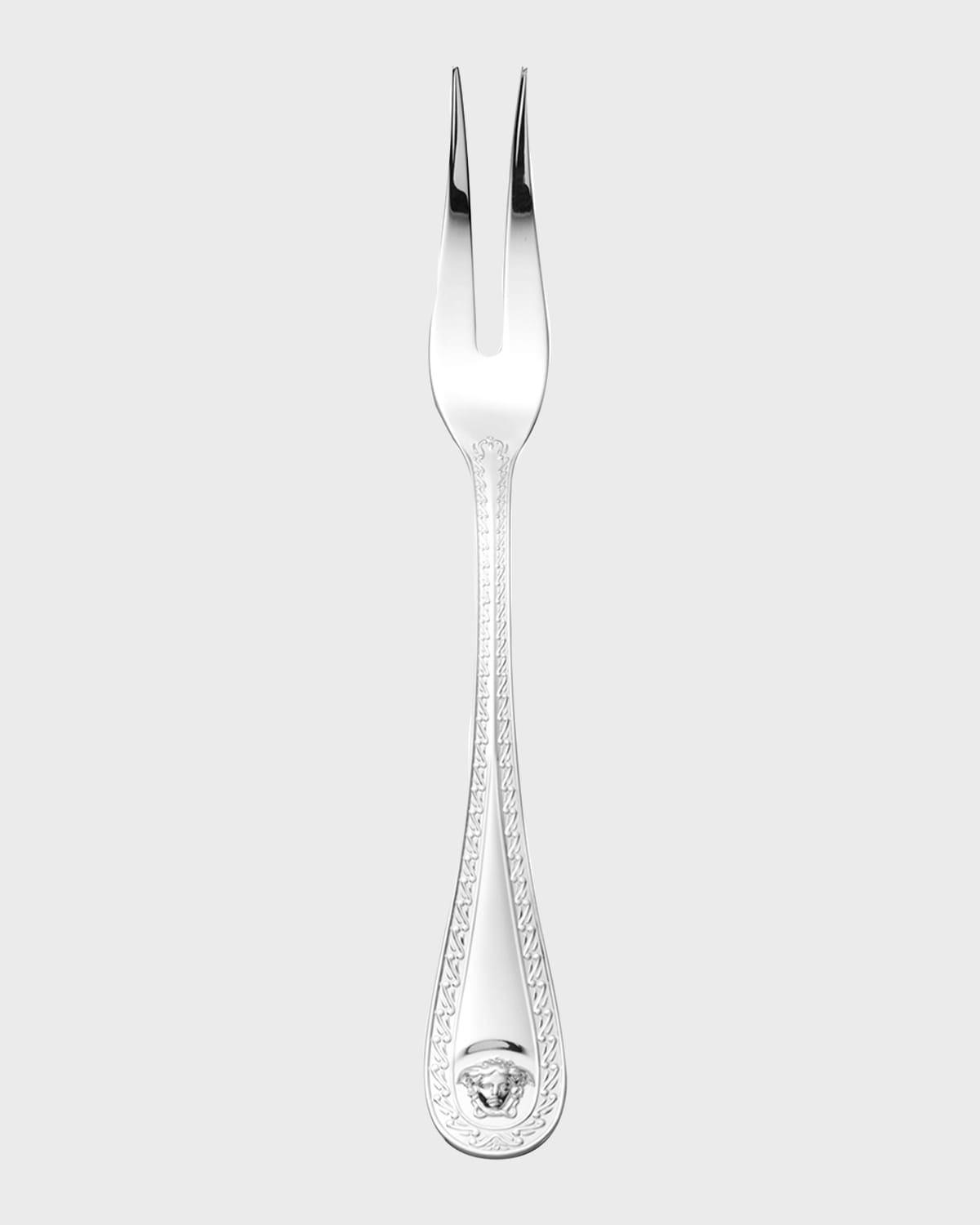 Shop Versace Medusa Silver-plated Meat Fork