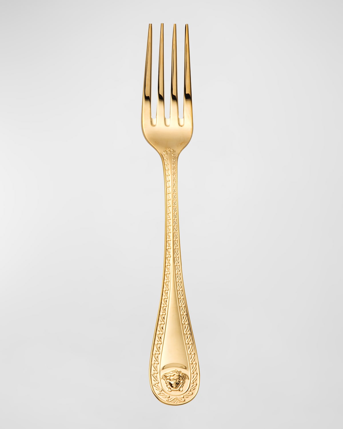 Shop Versace Medusa Gold-plated Table Fork