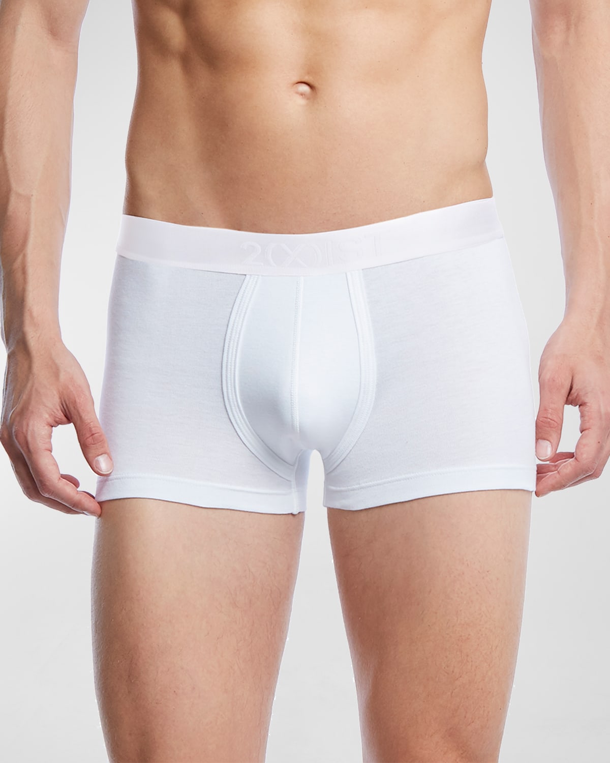 2(x)ist Pima Cotton Trunks In White