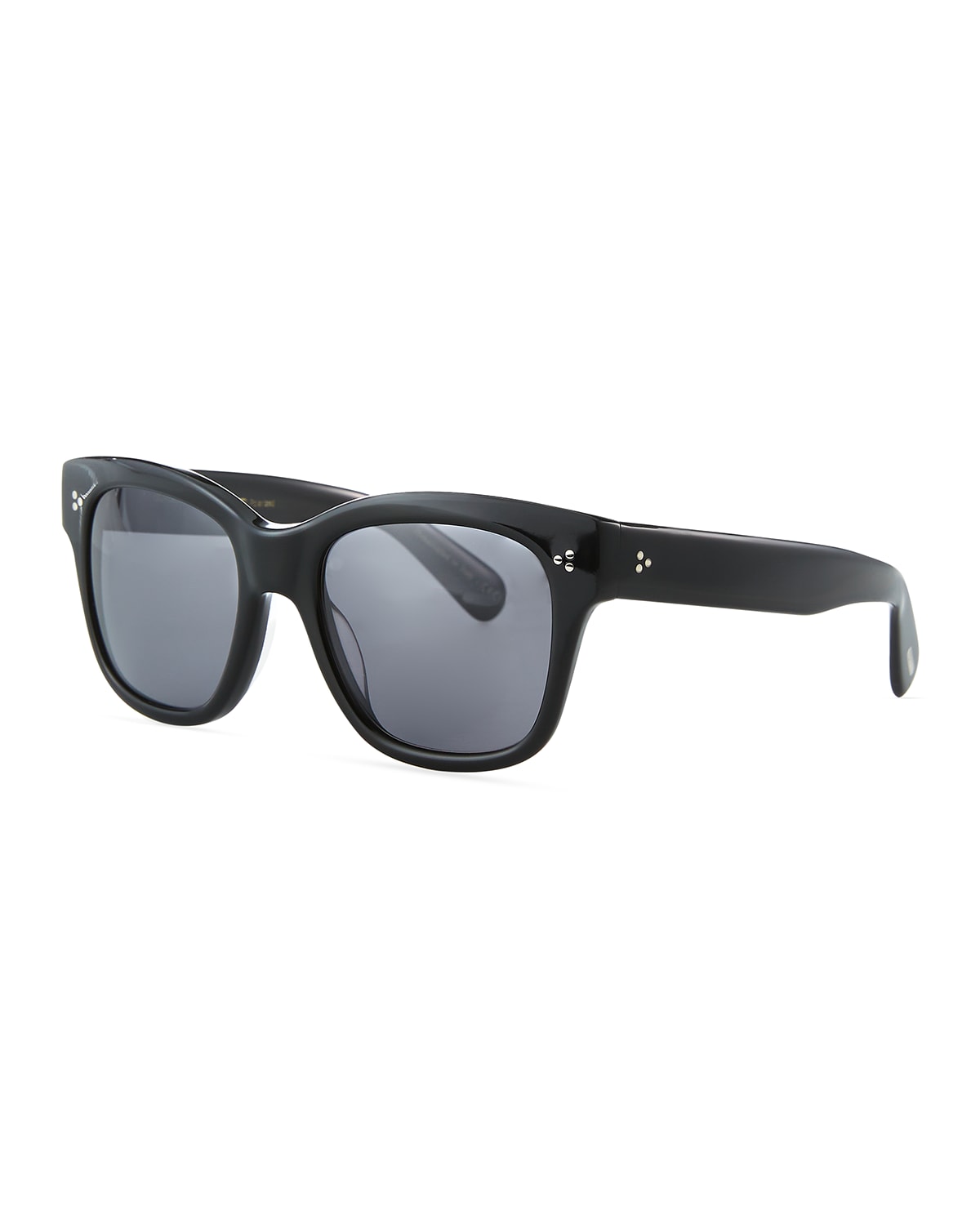 Shop Oliver Peoples Melery Oversized Square Acetate Polarized Sunglasses In Black / Gray