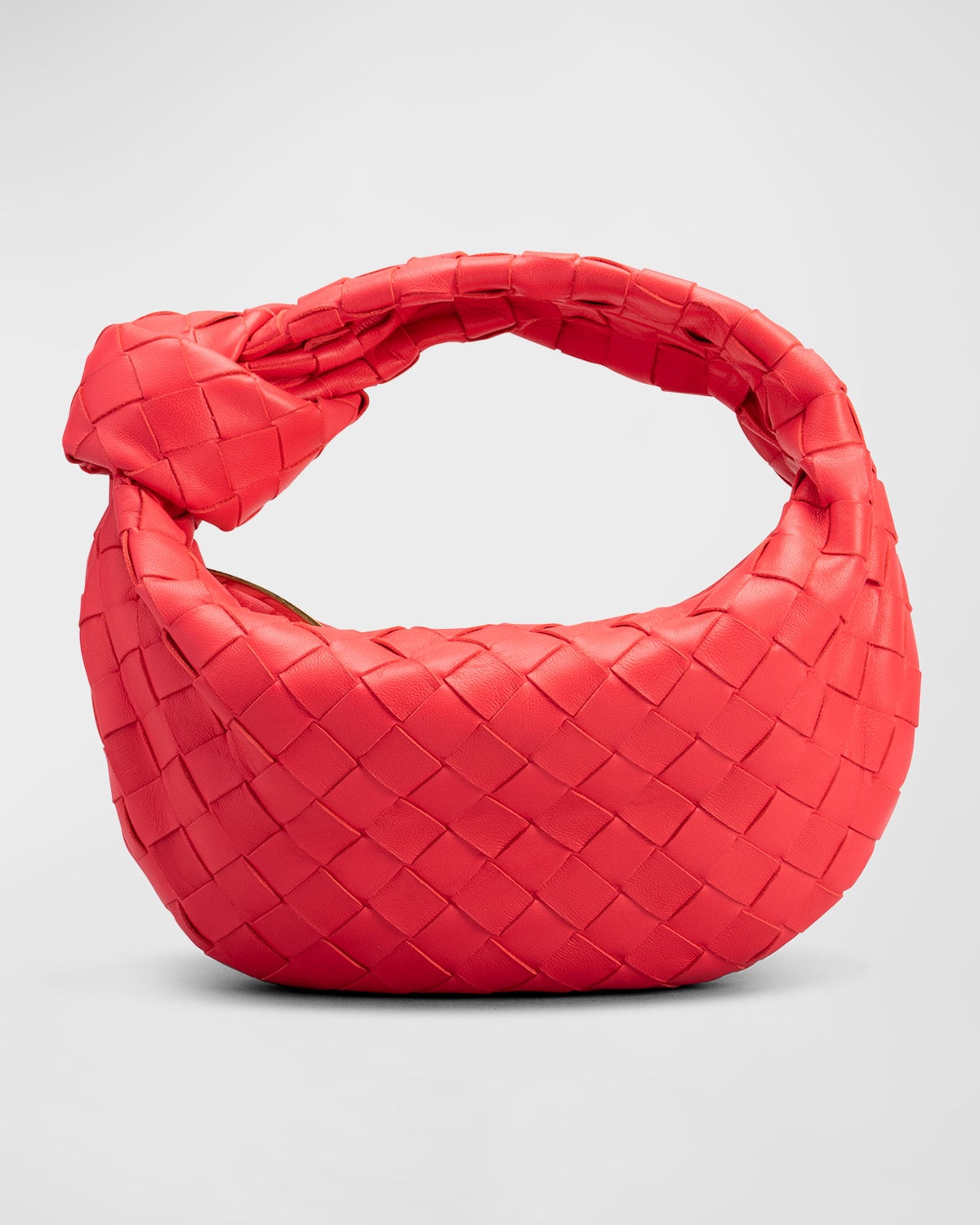 Bottega Veneta Mini Jodie Leather Hobo Bag In Firework