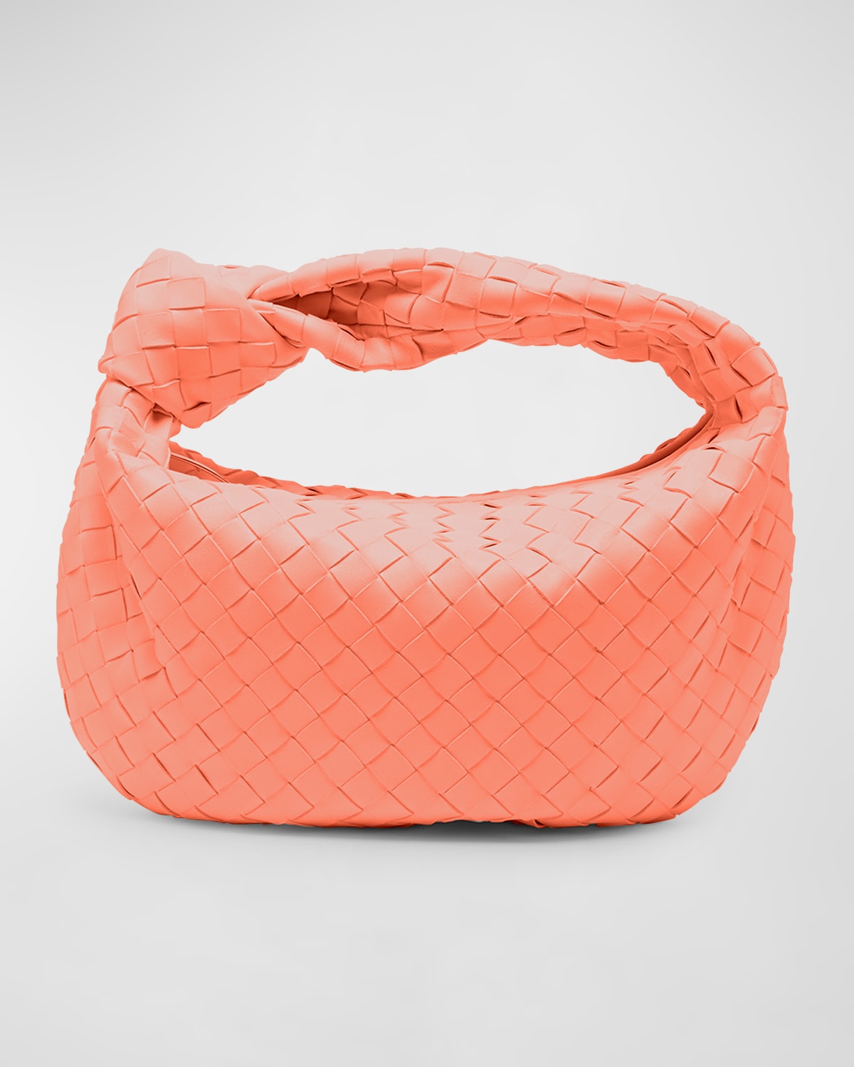 Bottega Veneta Jodie Mini Intrecciato Knot Hobo Bag