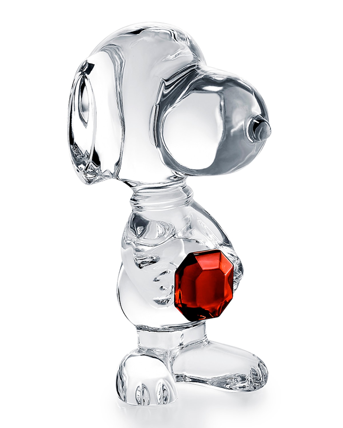 Shop Baccarat Snoopy Holding Octagon In Clear