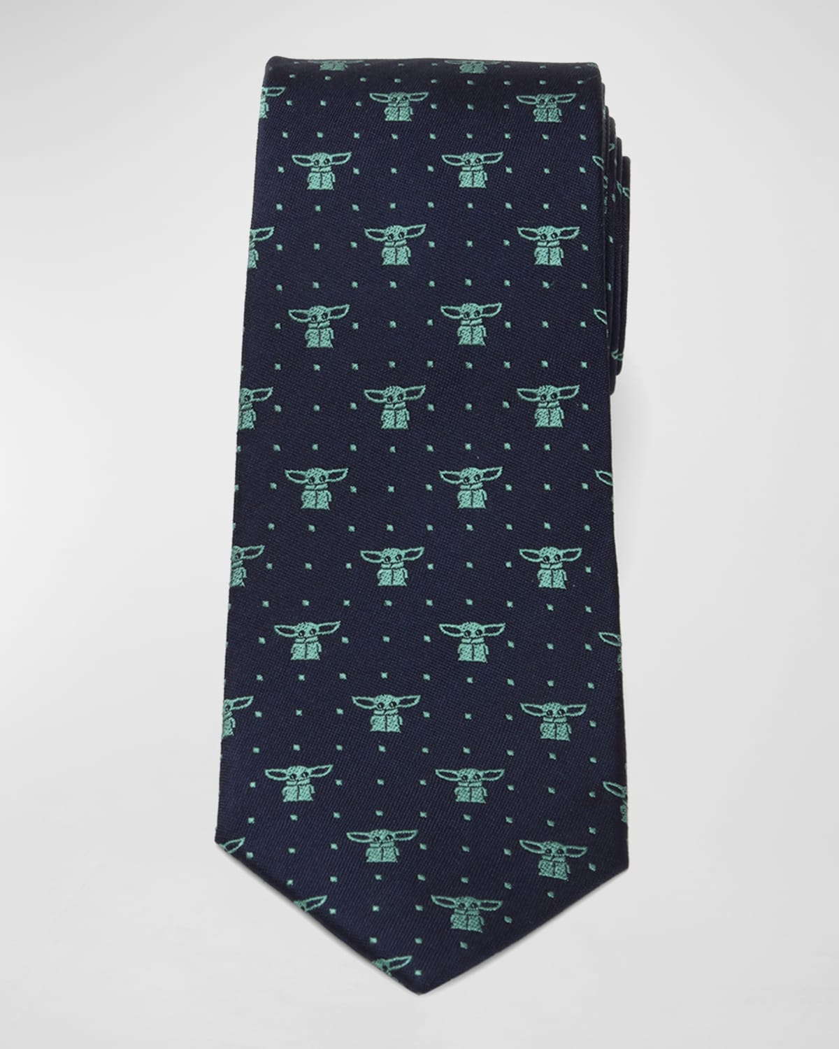 Boy's The Mandalorian's The Child Dotted Silk Tie