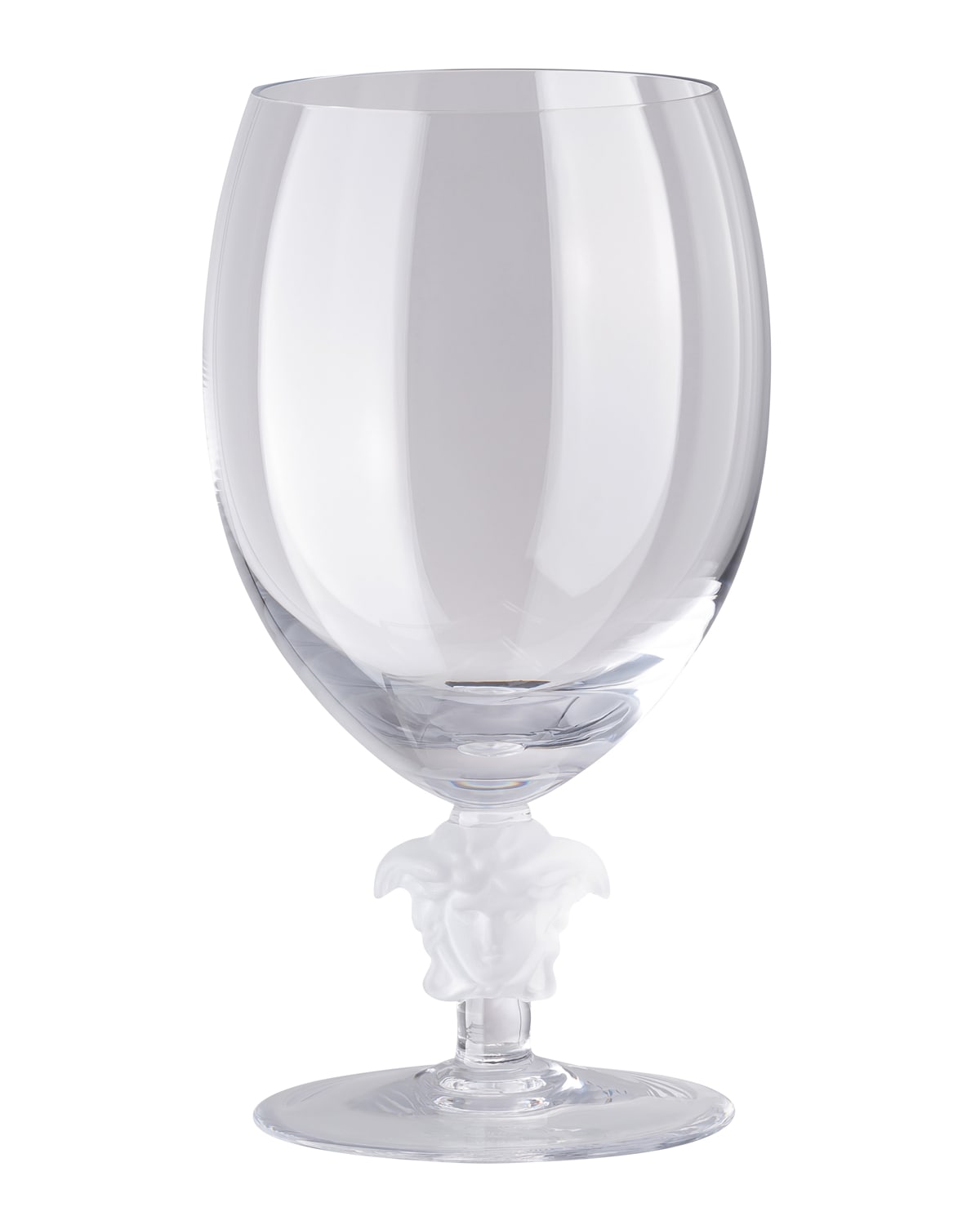 Versace Medusa Lumiere Short Stem Clear Red Wine Glasses, Set Of 2 In Clear