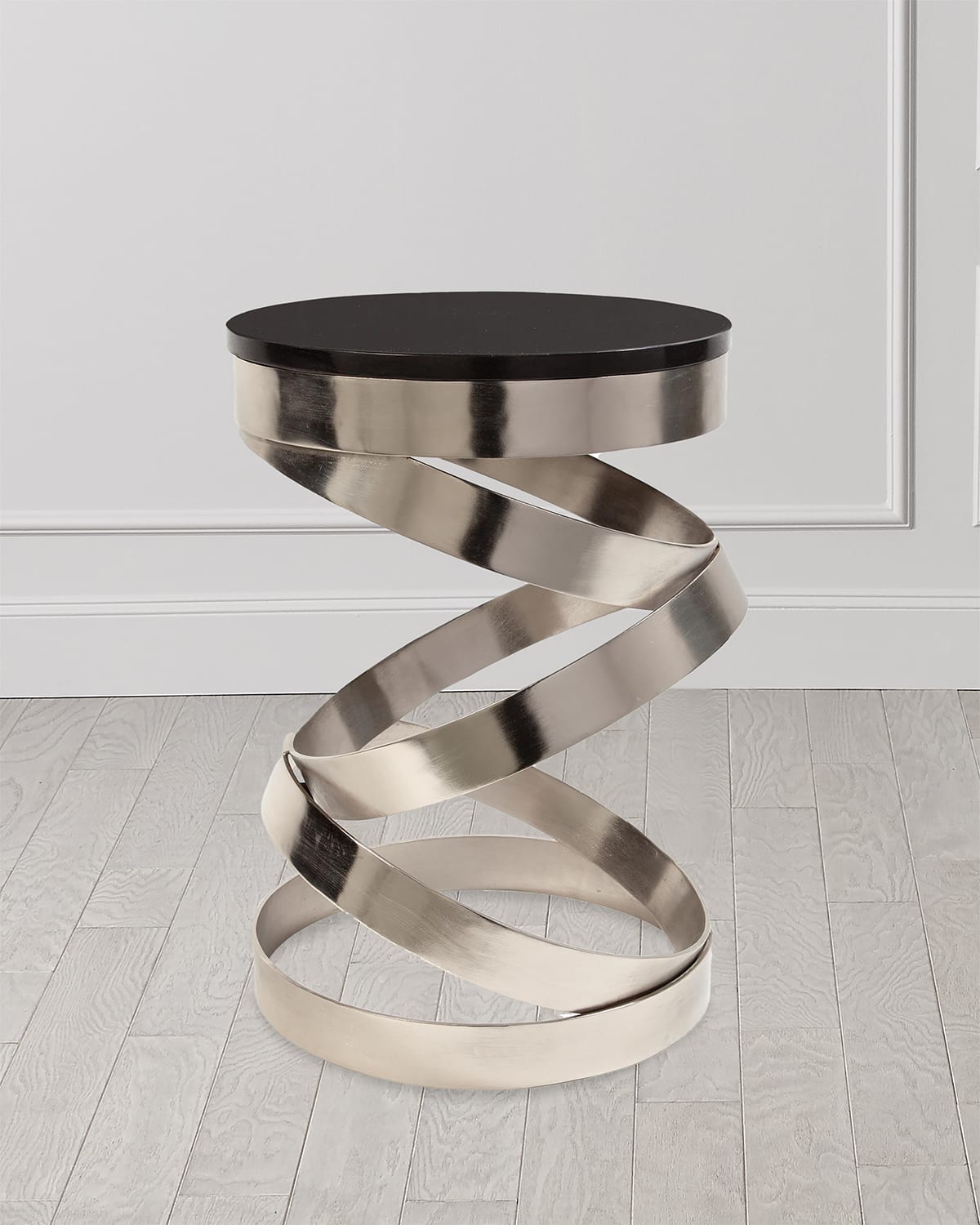 Global Views Spiral End Table