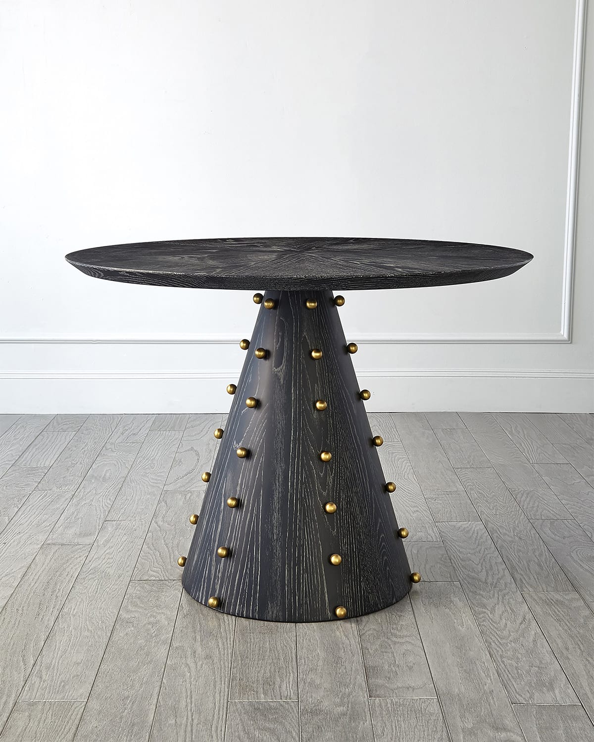 Ashley Childers For Global Views Spheres Ebony Entry Table