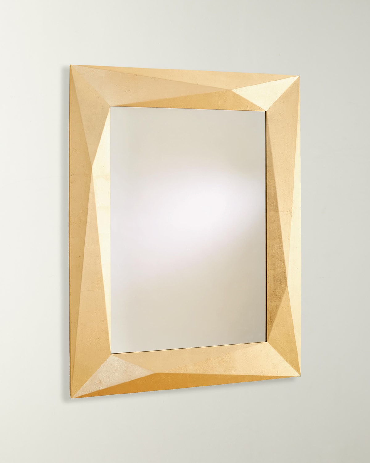 Global Views Angular Mirror In Brass