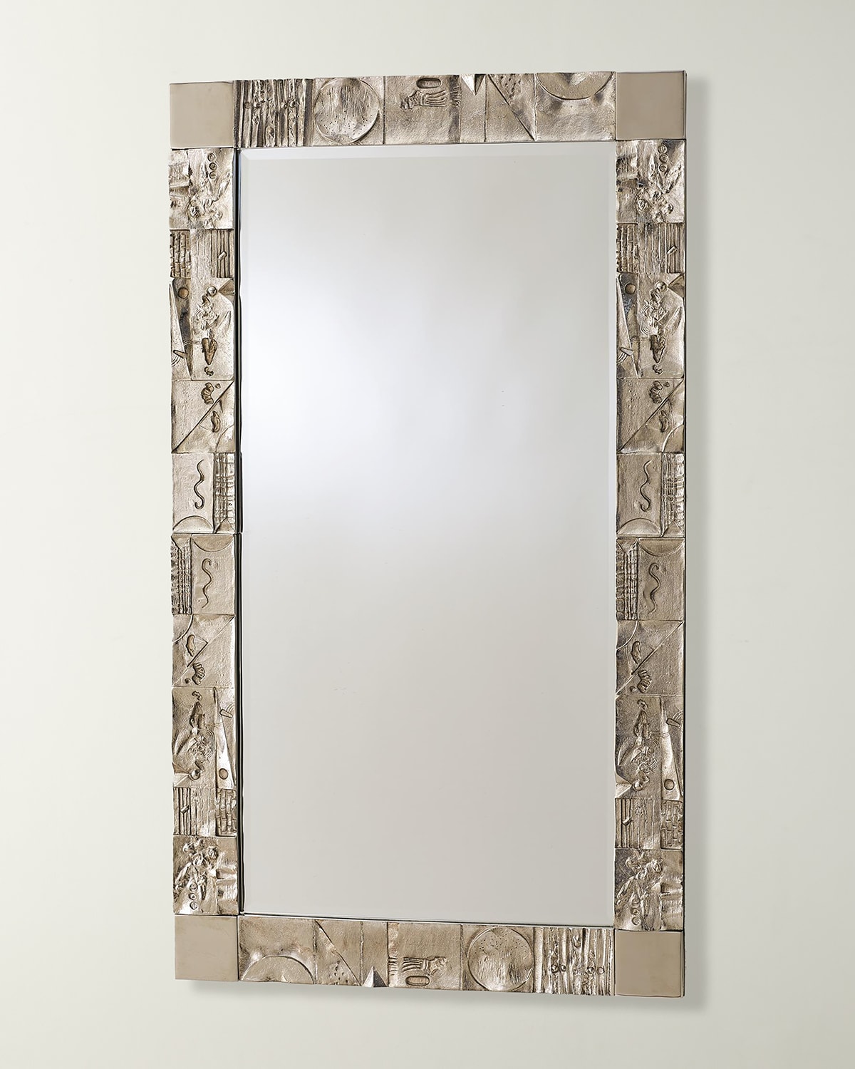 Global Views Pimlico Mirror In Nickel