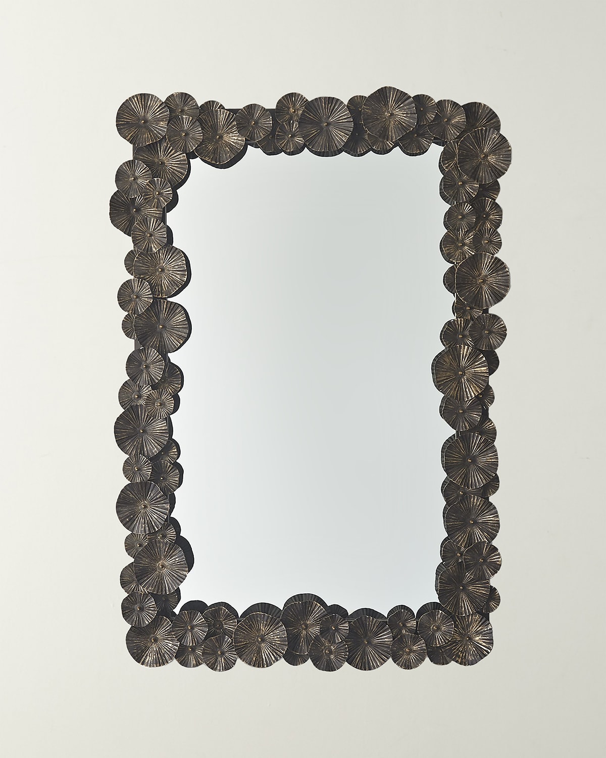 Ashley Childers For Global Views Zoe Mirror In Brass