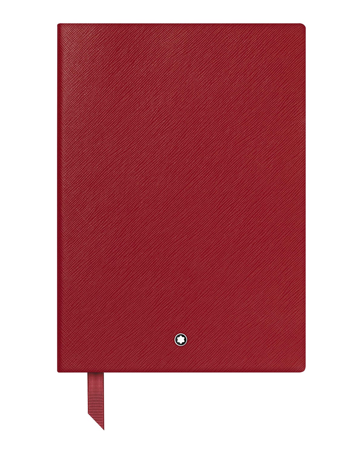 Montblanc Fine Stationary Leather Notebook #146, Red In Red