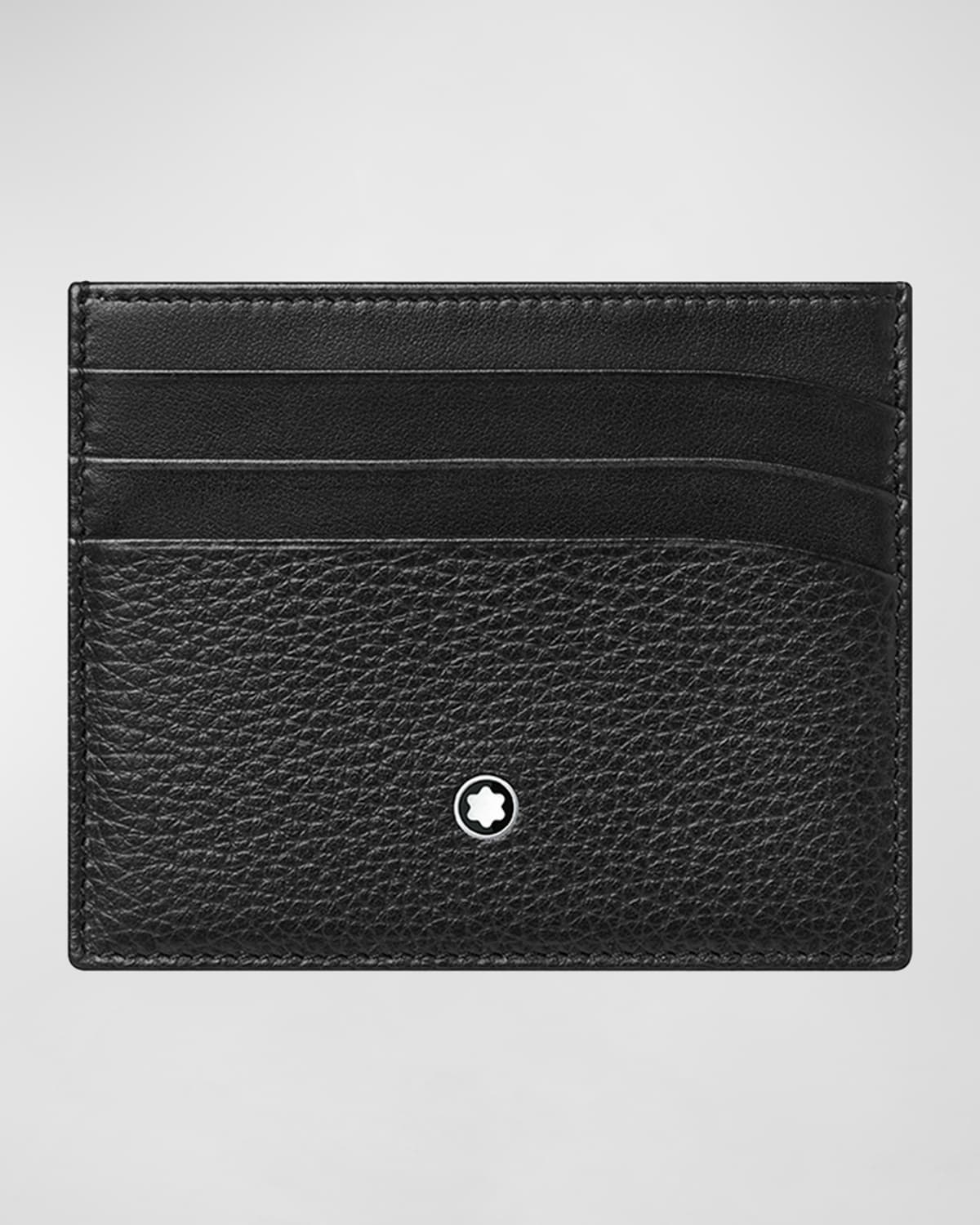 MONTBLANC MEN'S MEISTERSTUCK SOFT GRAIN LEATHER CARD HOLDER