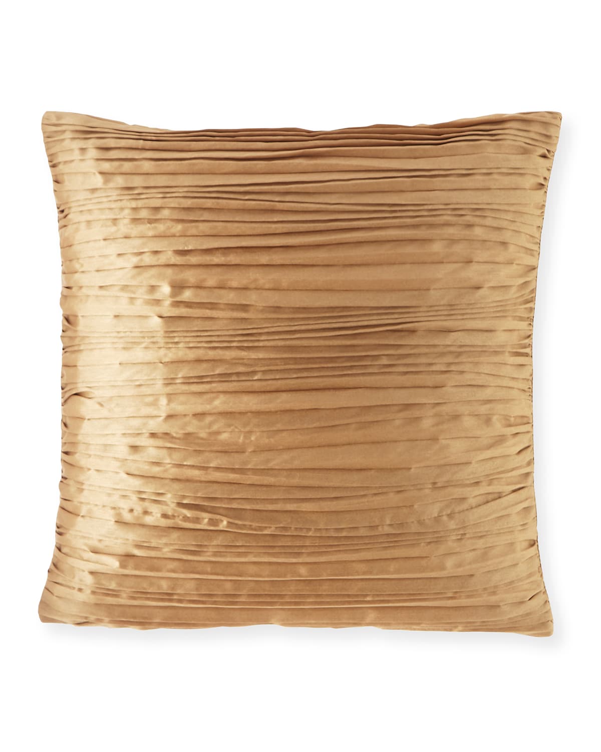 Austin Horn Collection Remington Pleated Square Pillow In Neutral